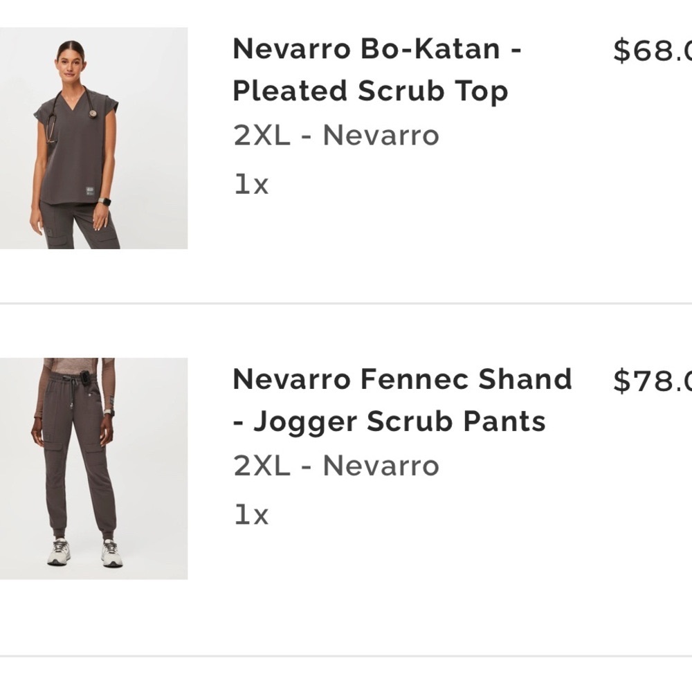 Figs Nevarro bo-katan pleated scrub top/fennec Shand jogger scrub.STAR WARS